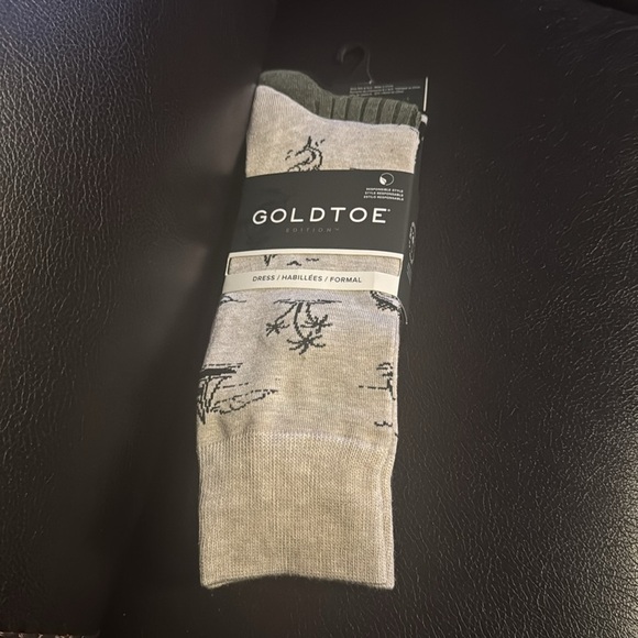 GoldToe Edition Mens Island Crew Socks Assorted, 3 Pack - Picture 7 of 9
